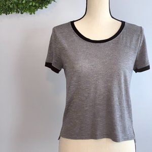 Authentic American Heritage Grey & Black Tee (S)